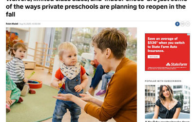 Business Insider – Waivers, limited class sizes, and ‘indoor shoes’ are just some of the ways private preschools are planning to reopen in the fall