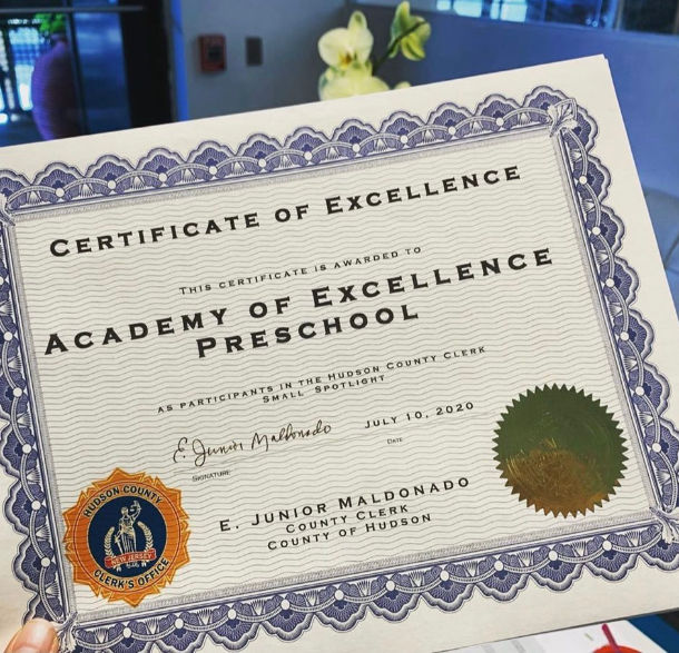 Academy of Excellence Preschool - Hudson County Business Spotlight 2020