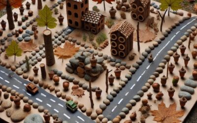 Building a Mini City: A Preschool Project Using Natural Fall Materials