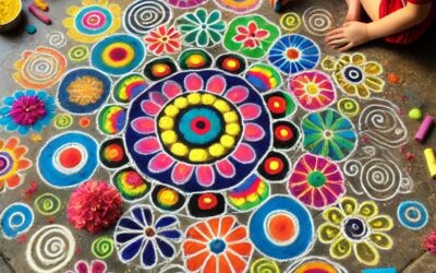 Making Rangoli Patterns for Diwali: Fun with Colors and Shapes!